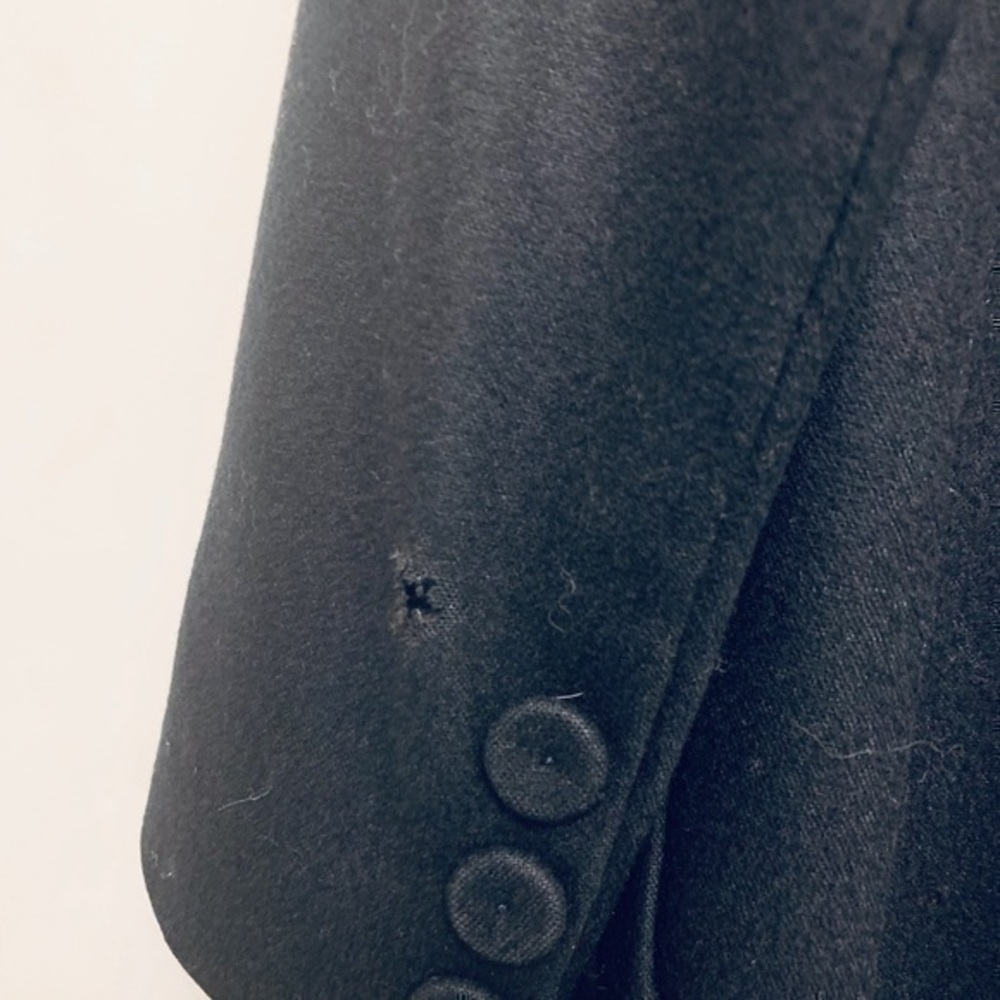 Leona Edmiston women’s black wool coat - Picture 3 of 6